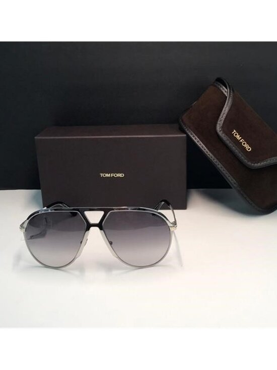? - New Authentic Tom Ford Xavier Smoke Gradient Pilot Sunglasses FT1060 16B… main image 7